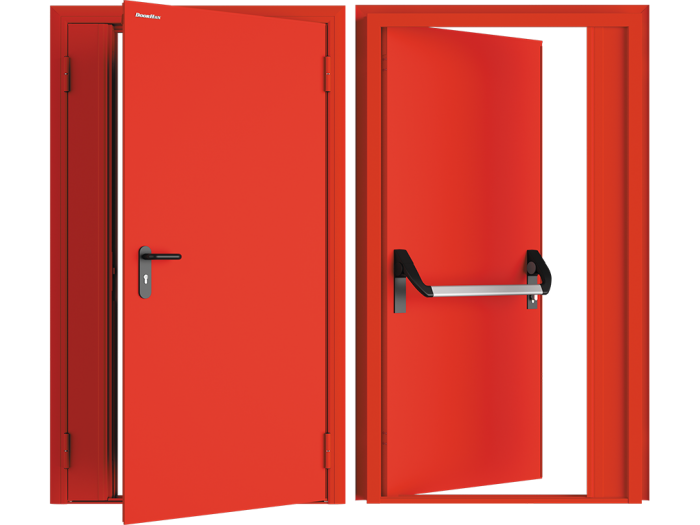 Противопожарные двустворчатые двери
