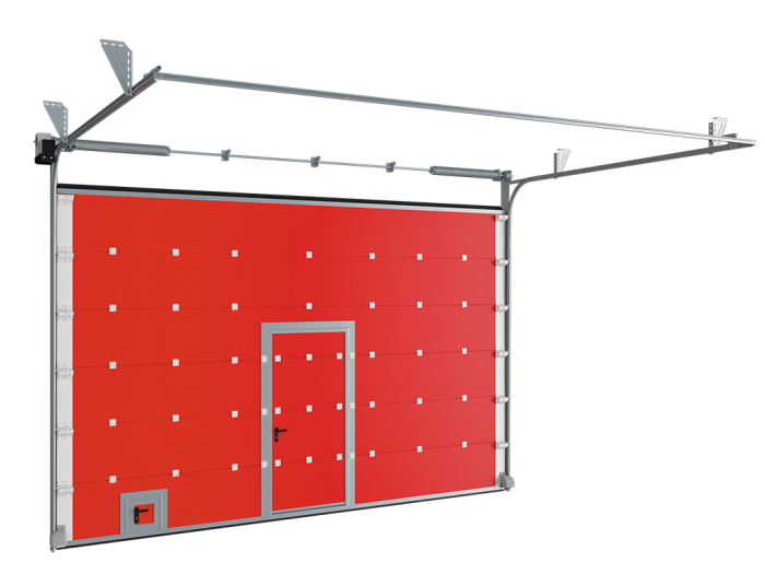 Секционные противопожарные ворота с пределом огнестойкости EI60